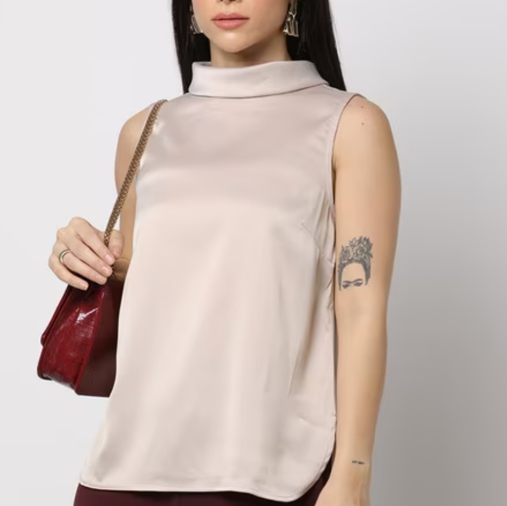Vintage Mock Neck Tank